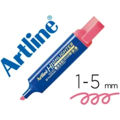 ROTULADOR ARTLINE FLUORESCENTE EKS-600 ROSA PUNTA BISELADA
