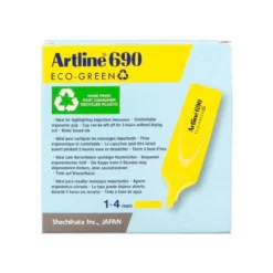 ROTULADOR ARTLINE FLUORESCENTE EK-690 ECO GREEN PUNTA BISELADA 1-4 MM AMARILLO