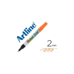 Rotulador Artline Glassboard Marker Especial color Naranja Fluor para pizarra de cristal