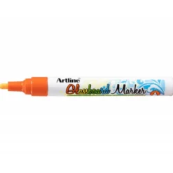 Rotulador Artline Glassboard Marker Especial color Naranja Fluor para pizarra de cristal
