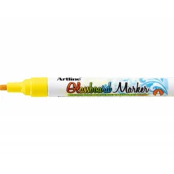 Rotulador Artline Glassboard Marker Especial color Amarillo Fluor para pizarra de cristal