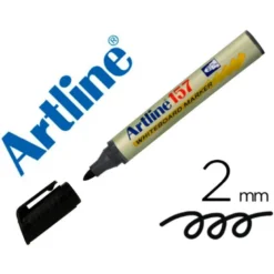 Rotulador artline para pizarra blanca ek-157 punta redonda 2 mm negro
