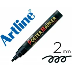 Rotulador Artline Poster Marker EPP-4 Punta Redonda Trazo 2mm Color Negro