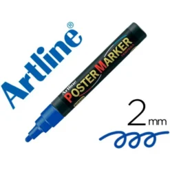 Rotulador Artline Poster Marker EPP-4 Punta Redonda Trazo 2mm Color Azul