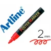 Rotulador Artline Poster Marker EPP-4 Punta Redonda Trazo 2mm Color Rojo