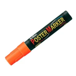Rotulador Artline Poster Marker EPP-4 Punta Redonda Trazo 2mm Color Naranja Flúor