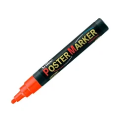 Rotulador Artline Poster Marker EPP-4 Punta Redonda Trazo 2mm Color Naranja Flúor