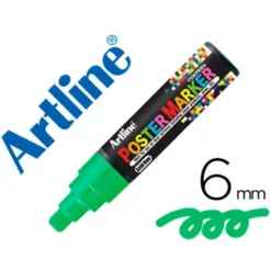 Rotulador Artline Poster Marker EPP-6 Punta Redonda Trazo 6mm Color Verde