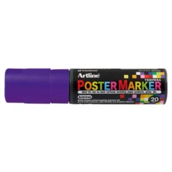 ROTULADOR ARTLINE POSTER MARKER EPP-20 PUNTA RECTANGULAR 20 MM COLOR VIOLETA