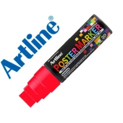 ROTULADOR ARTLINE POSTER MARKER EPP-20 PUNTA RECTANGULAR 20 MM COLOR ROJO
