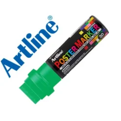 ROTULADOR ARTLINE POSTER MARKER EPP-30 PUNTA RECTANGULAR 30 MM COLOR VERDE FLUOR