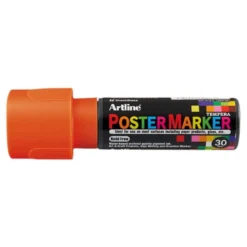 ROTULADOR ARTLINE POSTER MARKER EPP-30 PUNTA RECTANGULAR 30 MM COLOR NARANJA FLUOR