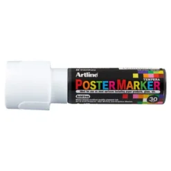 ROTULADOR ARTLINE POSTER MARKER EPP-30 PUNTA RECTANGULAR 30 MM COLOR BLANCO