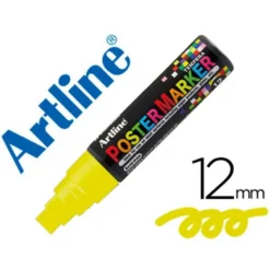 ROTULADOR ARTLINE POSTER MARKER EPP-12 PUNTA RECTANGULAR 12 MM COLOR AMARILLO FLUOR