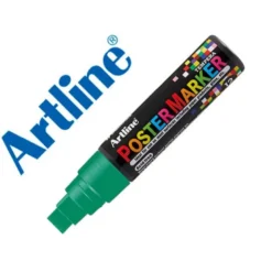 ROTULADOR ARTLINE POSTER MARKER EPP-12 PUNTA RECTANGULAR 12 MM COLOR VERDE FLUOR