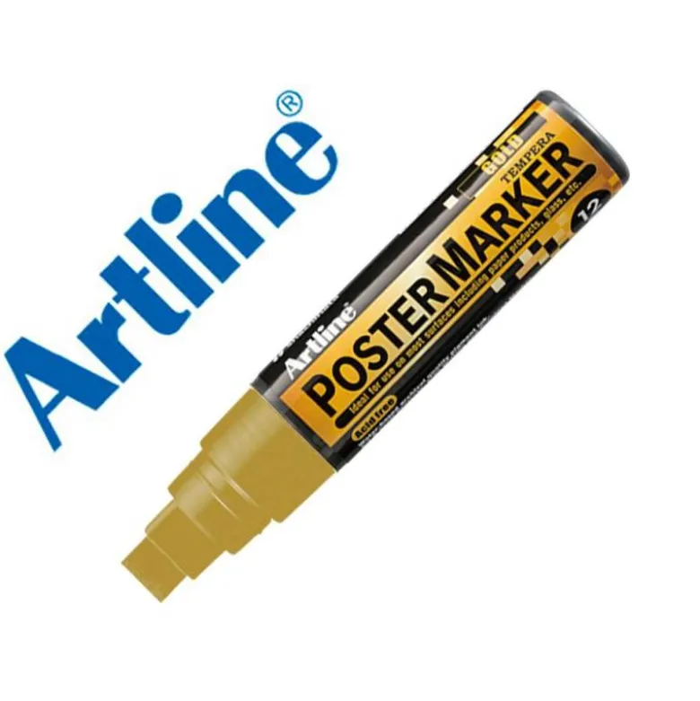 ROTULADOR ARTLINE POSTER MARKER EPP-12 PUNTA RECTANGULAR 12 MM COLOR ORO