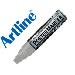 ROTULADOR ARTLINE POSTER MARKER EPP-12 PUNTA RECTANGULAR 12 MM COLOR PLATA