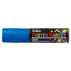 ROTULADOR ARTLINE POSTER MARKER EPP-20 PUNTA RECTANGULAR 20 MM COLOR AZUL
