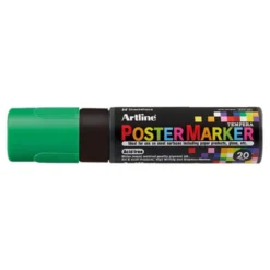 ROTULADOR ARTLINE POSTER MARKER EPP-20 PUNTA RECTANGULAR 20 MM COLOR VERDE FLUOR