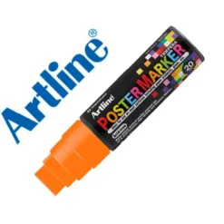 ROTULADOR ARTLINE POSTER MARKER EPP-20 PUNTA RECTANGULAR 20 MM COLOR NARANJA FLUOR