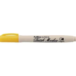 Rotulador Artline Supreme Brush Acuarelable Punta Pincel Color Amarillo