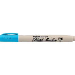 Rotulador Artline Supreme Brush Acuarelable Punta Pincel Color Azul Celeste