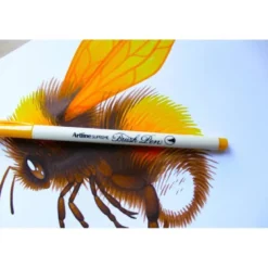 Rotulador Artline Supreme Brush Acuarelable Punta Pincel Color Marrón