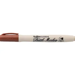 Rotulador Artline Supreme Brush Acuarelable Punta Pincel Color Marrón