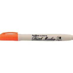 Rotulador Artline Supreme Brush Acuarelable Punta Pincel Color Naranja