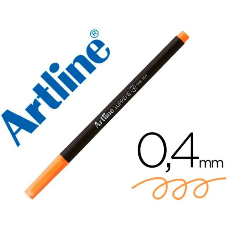 ROTULADOR ARTLINE SUPREME EPFS200 FINE LINER PUNTA DE FIBRA NARANJA CLARO 0,4 MM