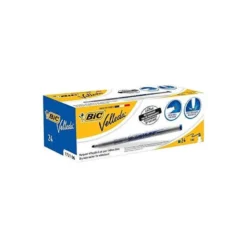 Rotulador Bic Velleda fino 1 mm color azul para pizarra blanca