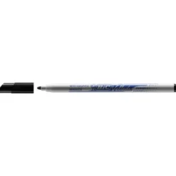 Rotulador Bic Velleda fino 1 mm color negro para pizarra blanca