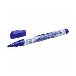 Rotulador Bic Velleda 2,2 mm color azul para pizarra blanca