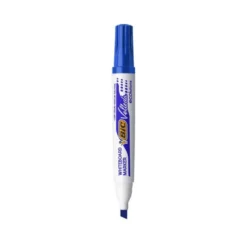 Rotulador Bic Velleda punta biselada 5,9 mm azul para pizarra blanca