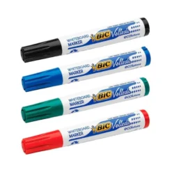 Rotulador Bic velleda punta redonda 1,3 mm negro para pizarra blanca