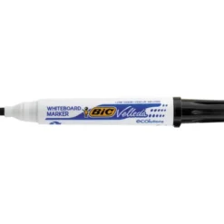 Rotulador Bic velleda punta redonda 1,3 mm negro para pizarra blanca