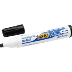 Rotulador Bic velleda punta redonda 1,3 mm negro para pizarra blanca