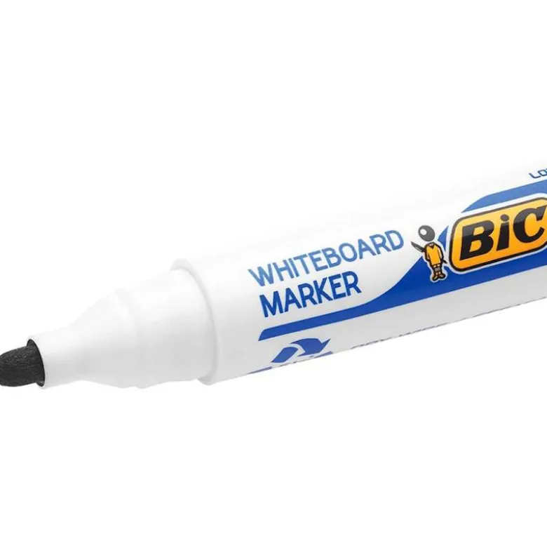 Rotulador Bic velleda punta redonda 1,3 mm negro para pizarra blanca