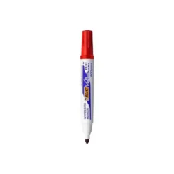 Rotulador Bic velleda punta redonda 1,3 mm rojo para pizarra blanca