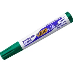 Rotulador Bic velleda punta redonda 1,3 mm verde para pizarra blanca