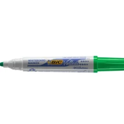 Rotulador Bic velleda punta redonda 1,3 mm verde para pizarra blanca