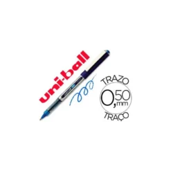Rotulador-bolígrafo Uni-Ball azul UB-150 0,5 mm