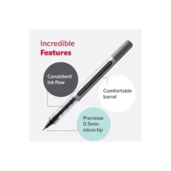 Rotulador-bolígrafo Uni-Ball negro UB-150 0,3 mm