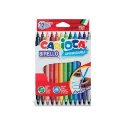 Rotulador Carioca Birello Duo grueso y fino caja 12 rotuladores