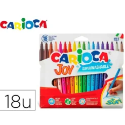 ROTULADOR CARIOCA JOY CAJA DE 18 COLORES