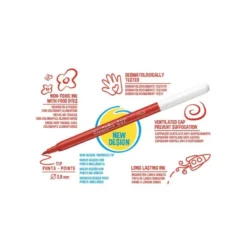 ROTULADOR CARIOCA JOY ESTUCHE DE 12 UNIDADES COLORES SURTIDOS + 2 GRATIS