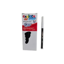 ROTULADOR CARIOCA JOY MONOCOLOR NEGRO CAJA DE 24 UNIDADES