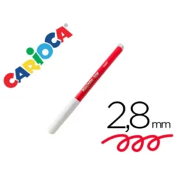 ROTULADOR CARIOCA JOY ROJO CAJA DE 24 UNIDADES