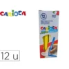 ROTULADOR CARIOCA JUMBO AMARILLO PUNTA GRUESA CAJA DE 12 UNIDADES
