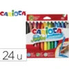 Rotulador Carioca Jumbo grueso lavable caja 24 rotuladores